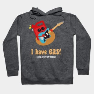 Electric Guitar Gas | Funny Guitarist Puns Jokes | Rock Music Hoodie